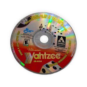 Ultimate Yahtzee General Mills PC CD-ROM (1996) Hasbro Disc - Good Condition